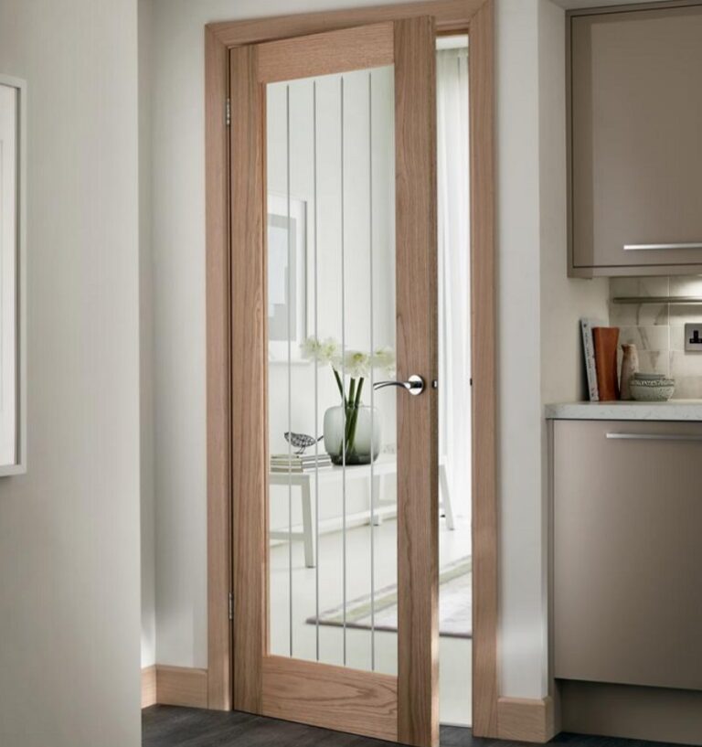 Internal Glazed Oak Doors Bridge of Alllan